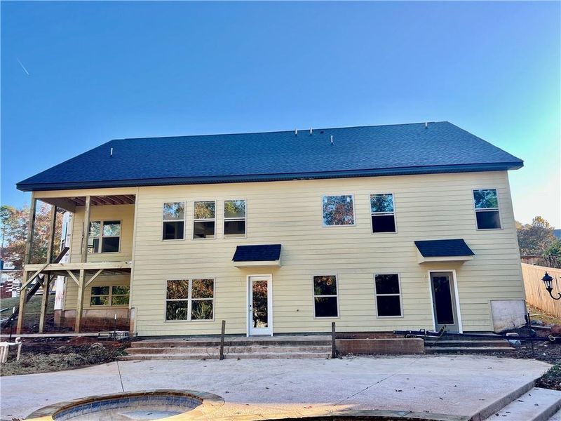 Exterior details and patio area of a home in , Conyers (Image 3).
