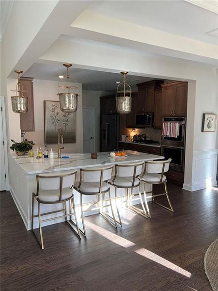 Furnished interior view inside a new home in , Cumming (Image 7).