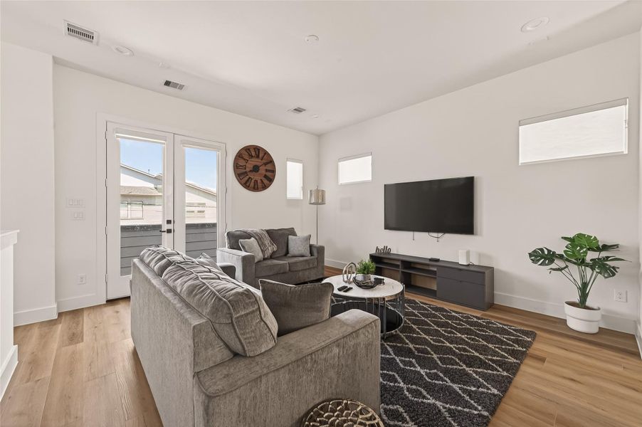 Furnished interior view inside a new home in , Houston (Image 6). Furnished interior view inside a new home in , Houston (Image 6).