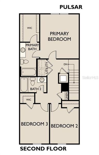 2D floor plan layout of this home in Vista Walk, Dade City, FL (Image 3). 2D floor plan layout of this home in Vista Walk, Dade City, FL (Image 3).