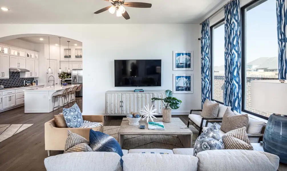 Representative Family Room - some options shown