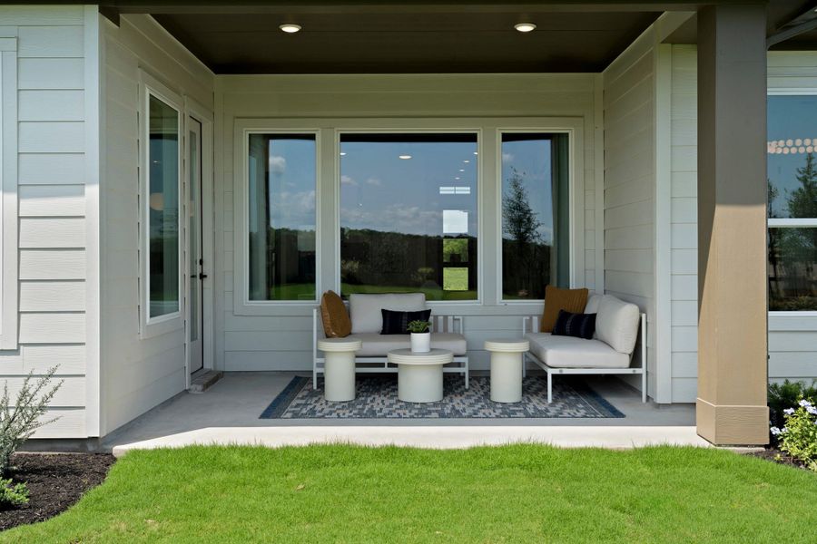 Representative exterior details of a home built from the Meridian by Tri Pointe Homes in Park Central, Georgetown (Image 3).