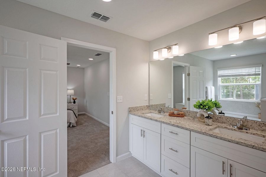 Furnished interior view inside a new home in , Jacksonville (Image 40).