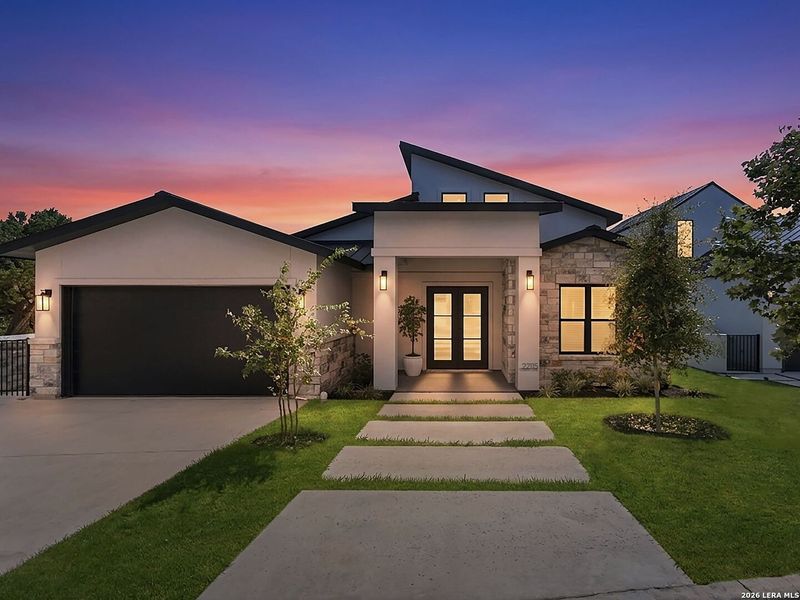 Front exterior of a new home in , San Antonio, TX, highlighting curb appeal (Image 2). Front exterior of a new home in , San Antonio, TX, highlighting curb appeal (Image 2).