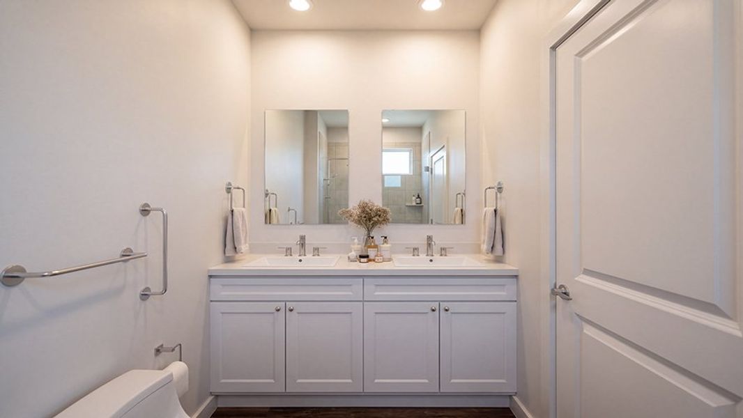 Furnished interior view inside a new home in Pineview North, Summerville (Image 6).