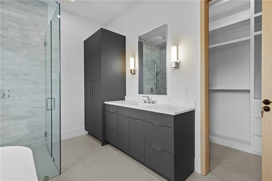 Furnished interior view inside a new home in , Sugar Hill (Image 19).