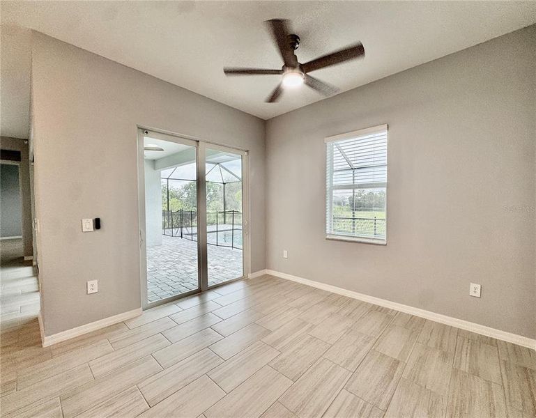 Spacious, unfurnished interior of a new home in Calusa Country Club, Lakewood Ranch (Image 24). Spacious, unfurnished interior of a new home in Calusa Country Club, Lakewood Ranch (Image 24).