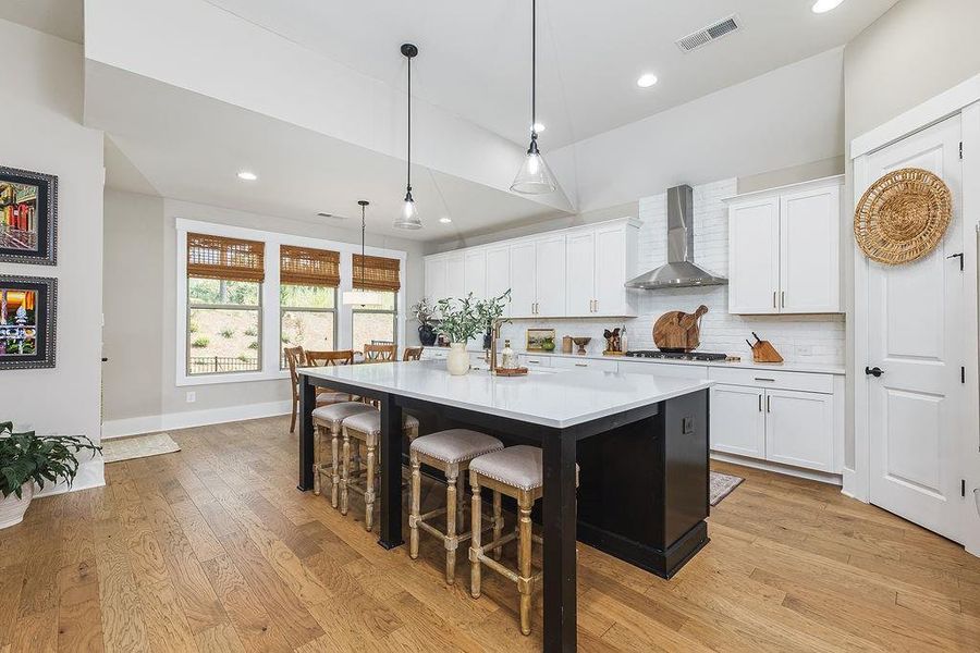 Furnished interior view inside a new home in Soleil Belmont Park, Canton (Image 28).
