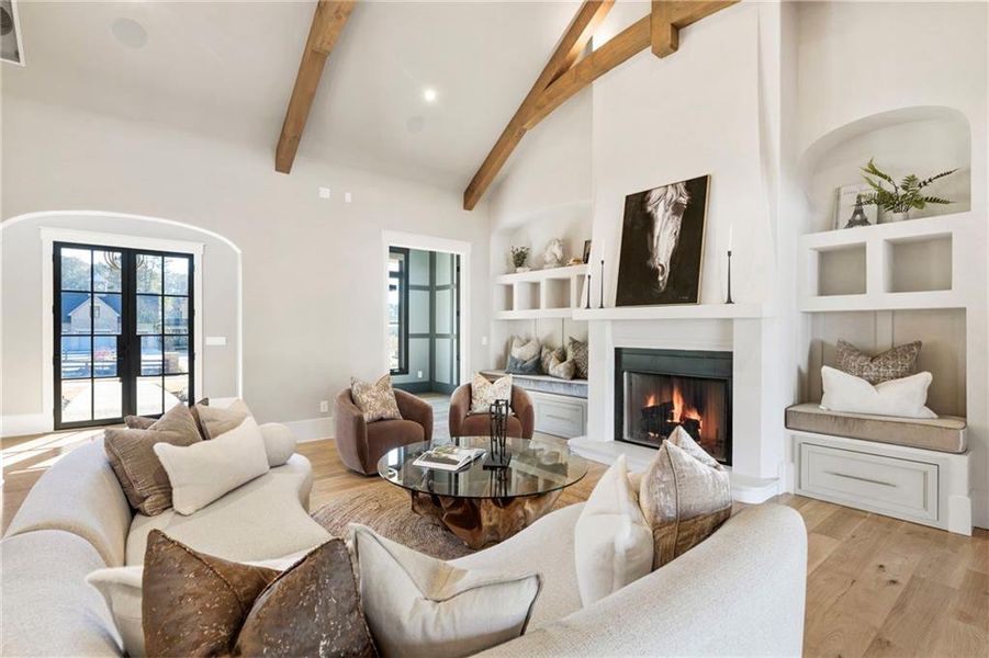 Furnished interior view inside a new home in , Alpharetta (Image 53).