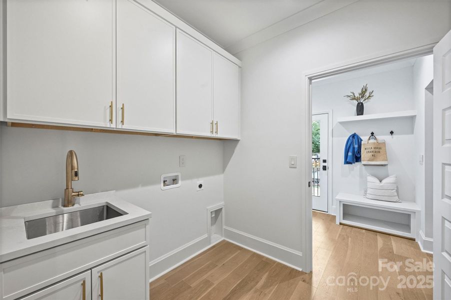 Furnished interior view inside a new home in , Charlotte (Image 10).