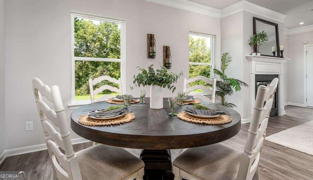 Furnished interior view inside a new home in Trellis Park, Hampton (Image 9). Furnished interior view inside a new home in Trellis Park, Hampton (Image 9).