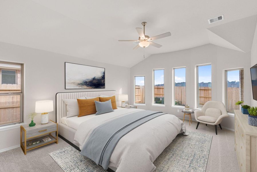 Furnished interior view inside a new home in Escondido, Magnolia (Image 7).