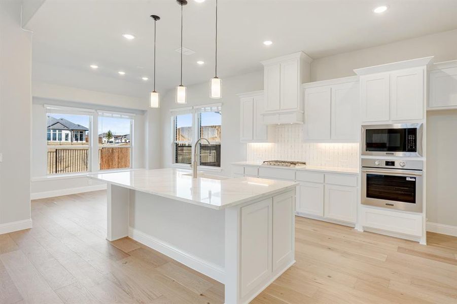 Furnished interior view inside a new home in Parks at Panchasarp Farms 55-60, Burleson (Image 14).