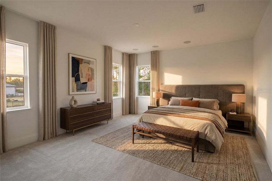 Furnished interior view inside a new home in , Montverde (Image 37).