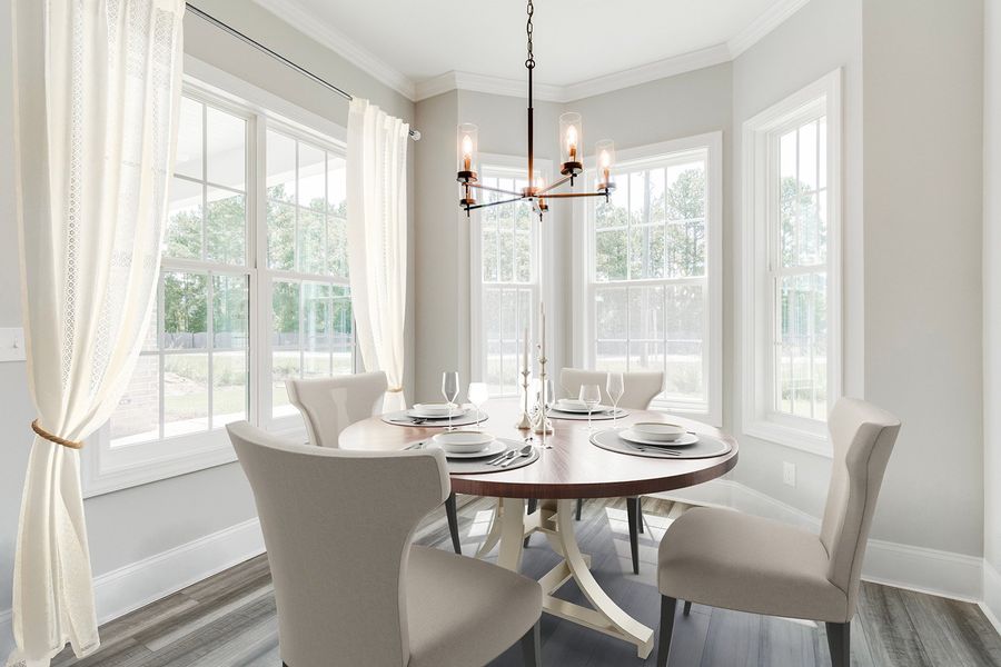 Representative furnished interior of a home built from the Campbell - Elite Collection by Mungo Homes in Walnut Grove, Easley (Image 5).