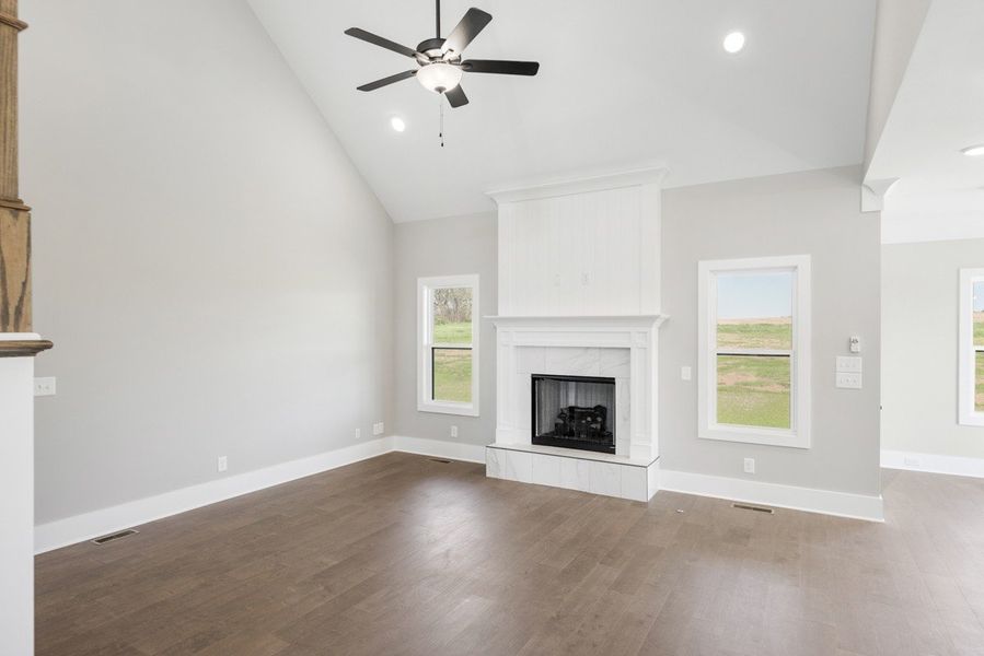 Spacious, unfurnished interior of a new home in Whisper Hill, Wendell (Image 42).