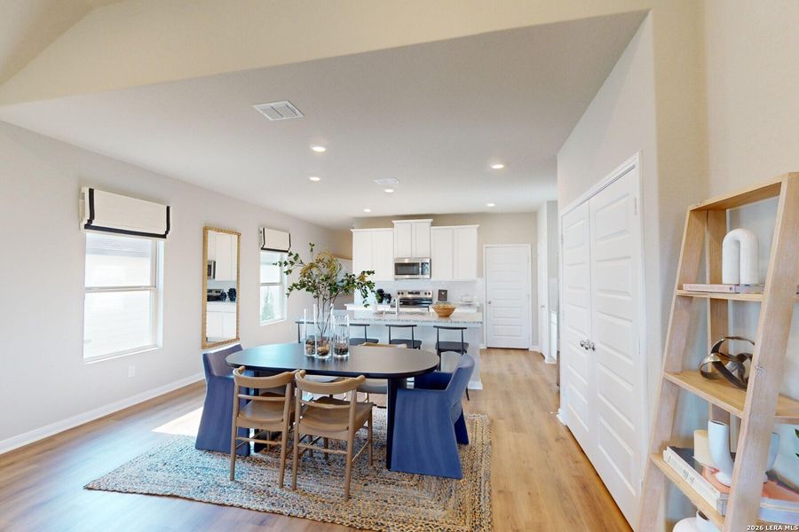 Furnished interior view inside a new home in Paloma Park, Converse (Image 7).