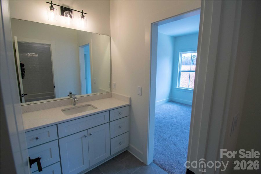 Furnished interior view inside a new home in , Hickory (Image 10).