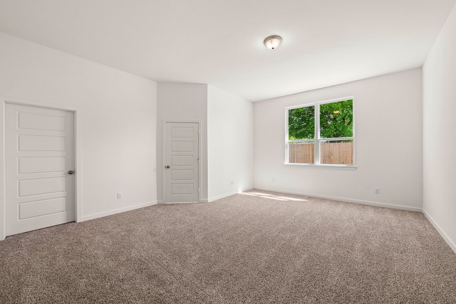 Spacious, unfurnished interior of a new home in Adaline Crossing, McGregor (Image 12). Spacious, unfurnished interior of a new home in Adaline Crossing, McGregor (Image 12).