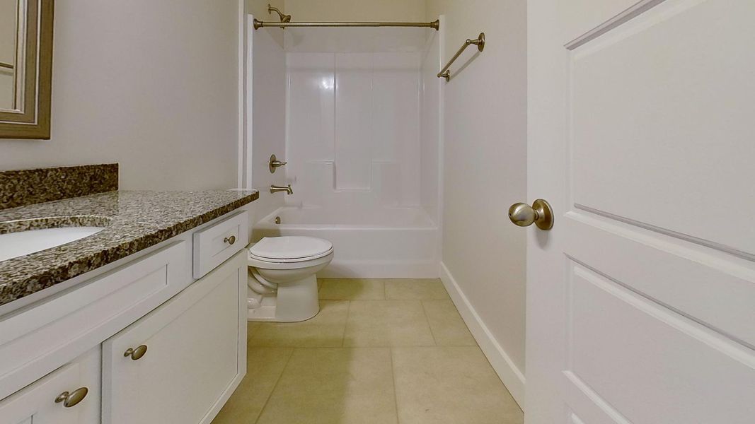 Representative furnished interior of a home built from the Addington by Enchanted Homes in Davis Heights, Inman (Image 8).