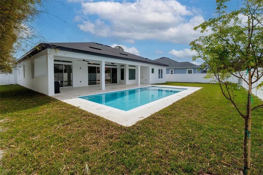 Exterior details and patio area of a home in , Palm Coast (Image 32).
