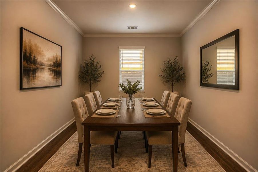 Furnished interior view inside a new home in Oakhurst Glen, Fairburn (Image 14). Furnished interior view inside a new home in Oakhurst Glen, Fairburn (Image 14).