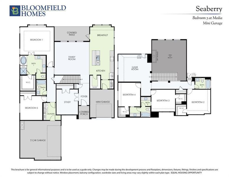 2D floor plan layout of this home in Sunset Ridge, Alvarado, TX (Image 3).