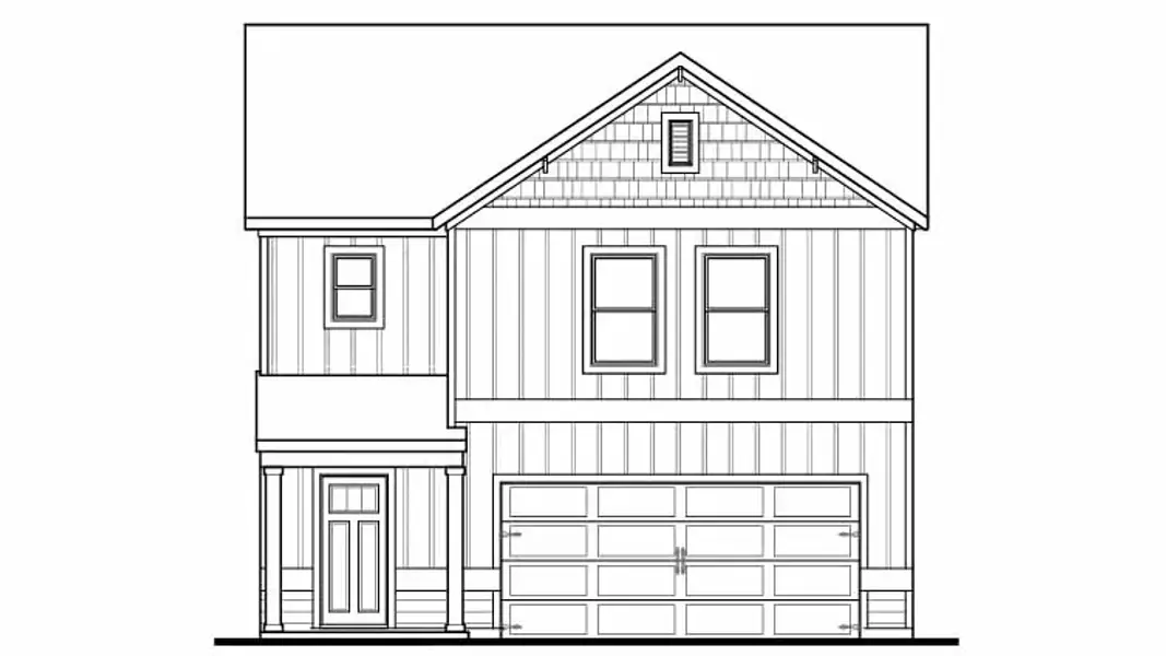 Representative rendering of the exterior for the Edmon by D.R. Horton (Image 7). Representative rendering of the exterior for the Edmon by D.R. Horton (Image 7).