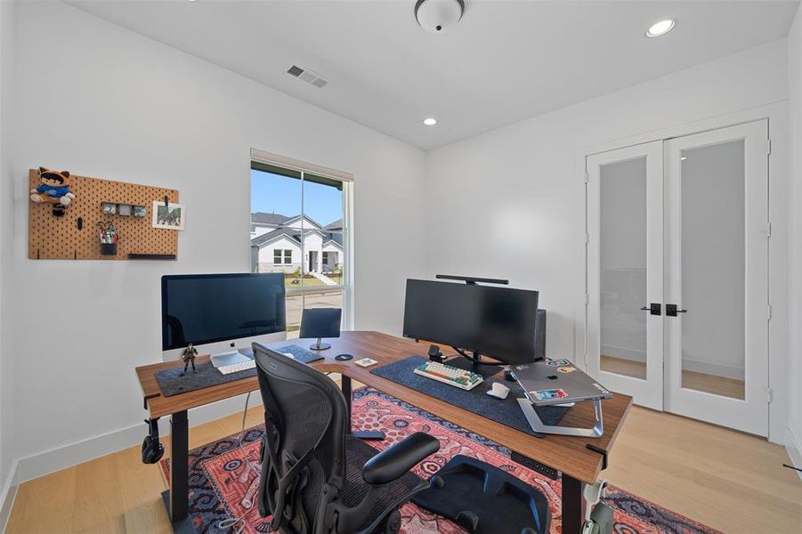 Furnished interior view inside a new home in North Sky, Celina (Image 6). Furnished interior view inside a new home in North Sky, Celina (Image 6).