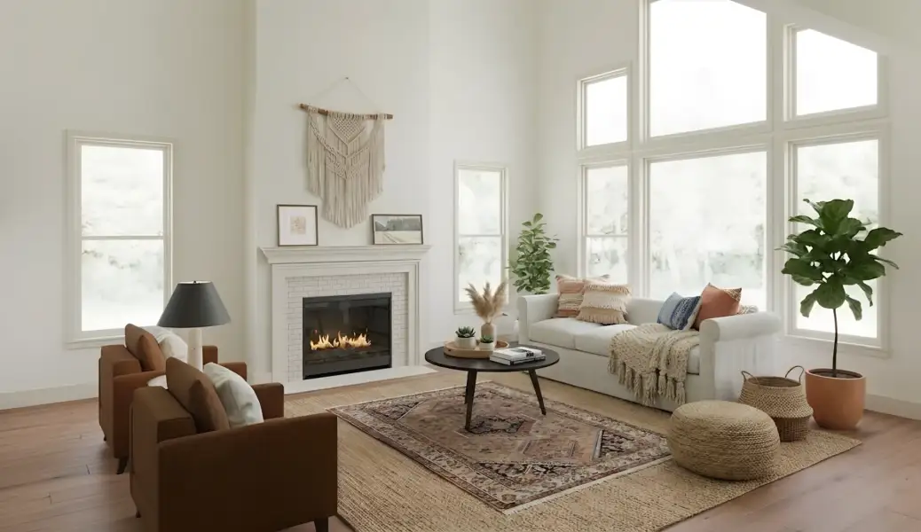 Furnished interior view inside a new home in Stonehaven, Winder (Image 5).