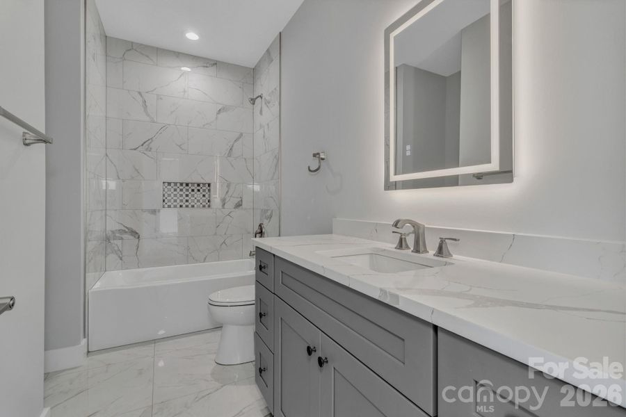 Furnished interior view inside a new home in , Asheville (Image 13).