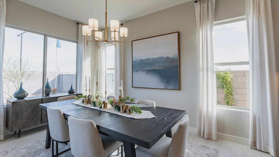 Representative furnished interior of a home built from the Jade by DRB Homes in Arroyo Seco - Palazzo, Buckeye (Image 9).