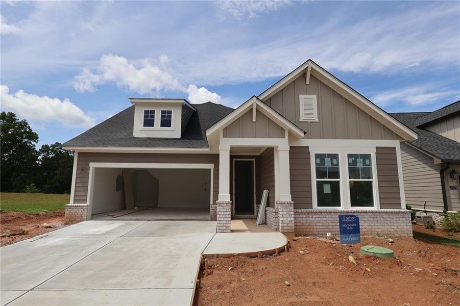 In-progress construction of a new home in Crescent Pointe at Great Sky, Canton, GA (Image 10).