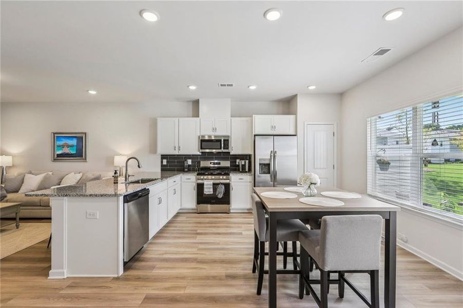 Furnished interior view inside a new home in Ellison Square, Sugar Hill (Image 13).