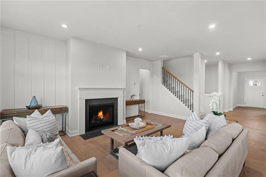 Furnished interior view inside a new home in Sierra Creek, Hoschton (Image 17).