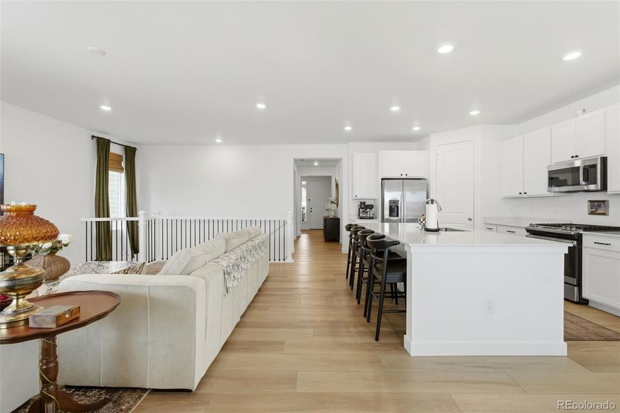 Furnished interior view inside a new home in Harvest Ridge, Aurora (Image 11).