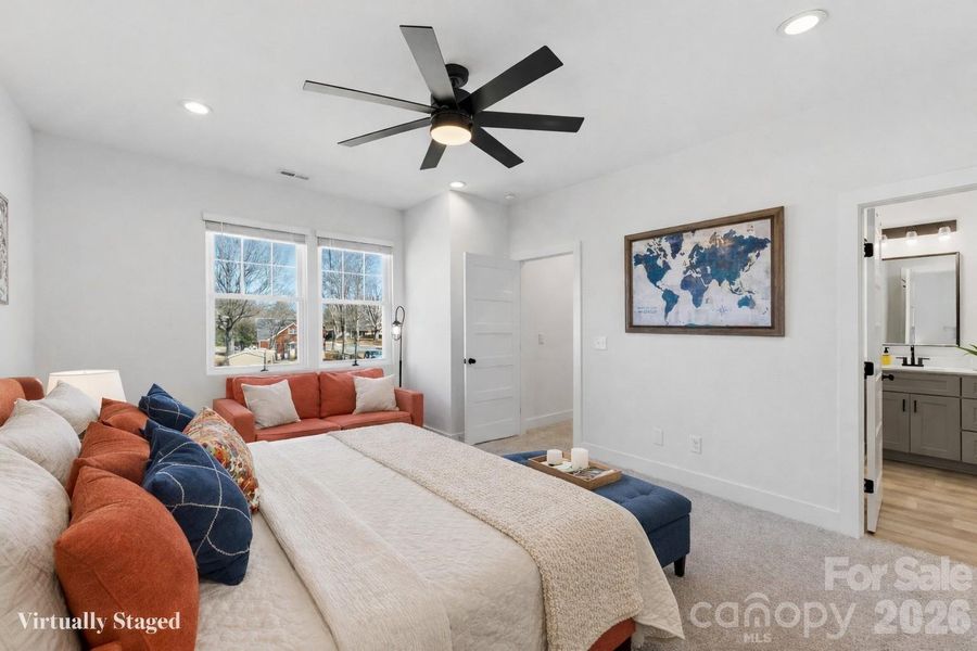 Virtually Staged - Primary Bedroom Virtually Staged - Primary Bedroom