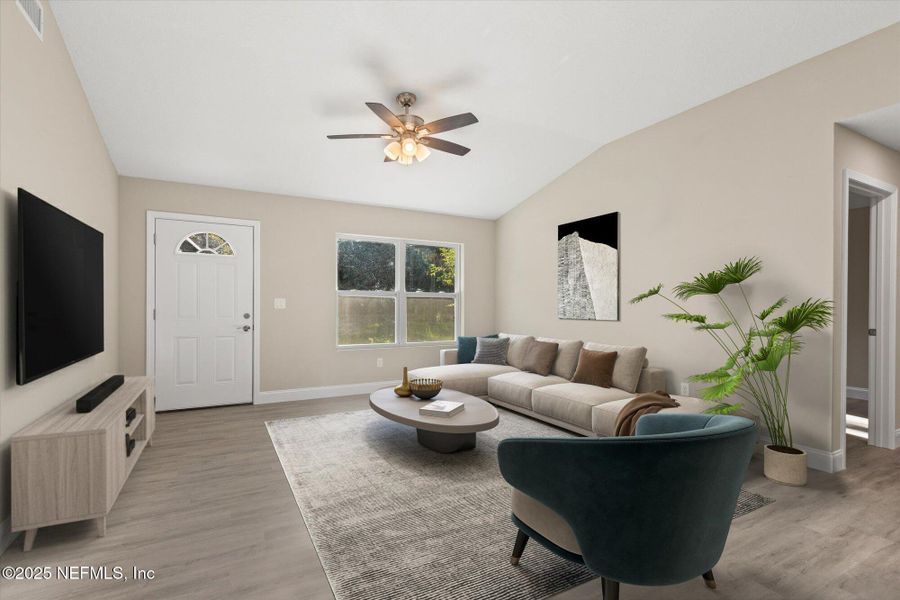 Furnished interior view inside a new home in , Interlachen (Image 10).