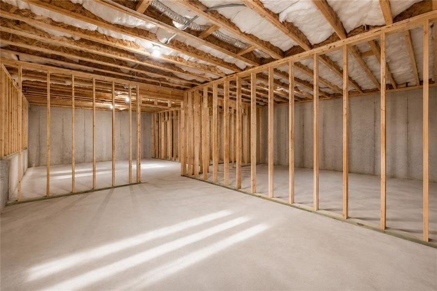 In-progress construction of a new home in , Waleska, GA (Image 45).