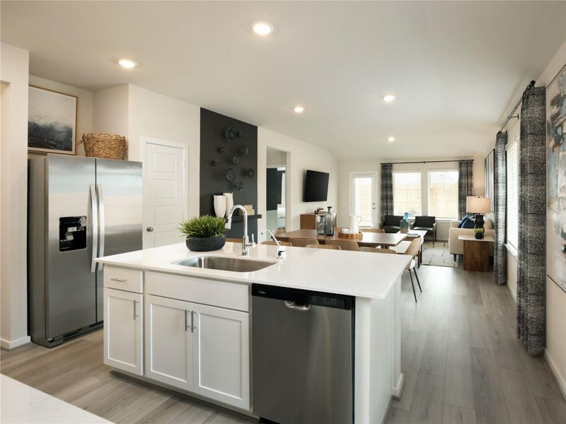 Photo is not of the actual home, but is an inspirational photo of builder’s model home and may depict options, furnishings, and/or decorator features that are not included