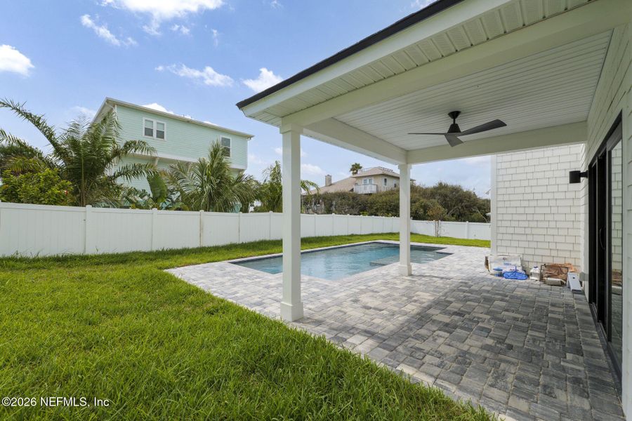 Exterior details and patio area of a home in , St. Augustine (Image 26). Exterior details and patio area of a home in , St. Augustine (Image 26).