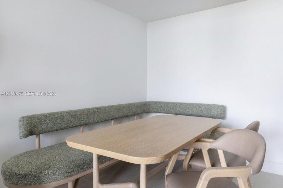 Furnished interior view inside a new home in , Miami (Image 33).