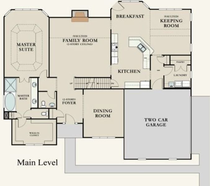 2D floor plan layout for the Hartwell by Dustin Shaw Homes in Platinum Ridge, Sharpsburg, GA (Image 45). 2D floor plan layout for the Hartwell by Dustin Shaw Homes in Platinum Ridge, Sharpsburg, GA (Image 45).