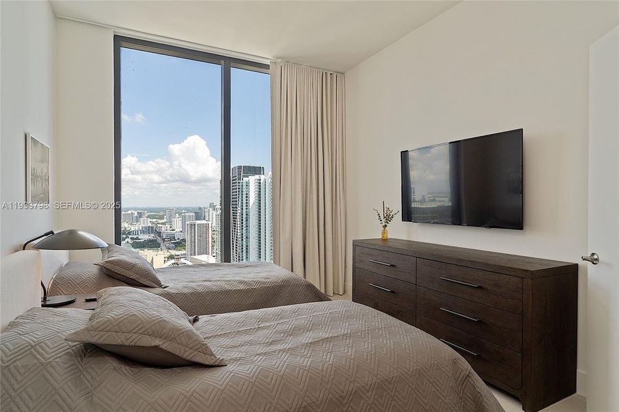 Furnished interior view inside a new home in , Miami (Image 37).