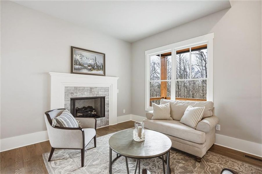 Furnished interior view inside a new home in , Canton (Image 9).