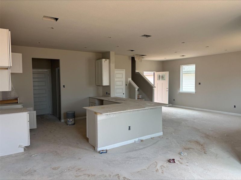 In-progress construction of a new home in River's Edge, Conroe, TX (Image 27).