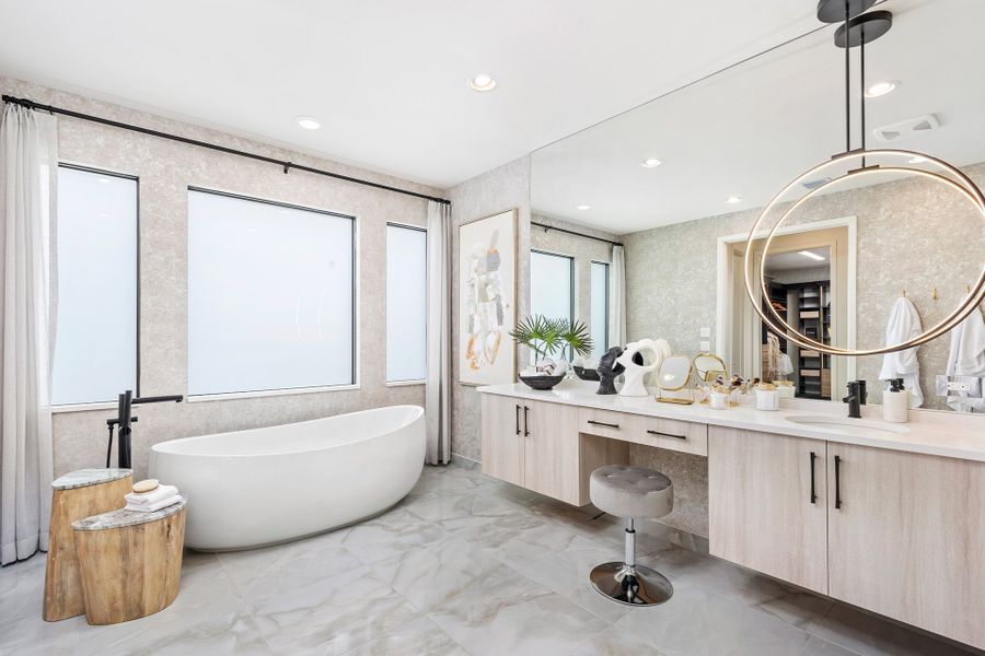 Representative furnished interior of a home built from the Polynesia by GL Homes in Lotus Edge, Boca Raton (Image 11).