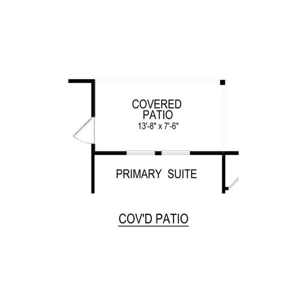 2D floor plan layout of this home in Stonehaven, Seagoville, TX (Image 6).