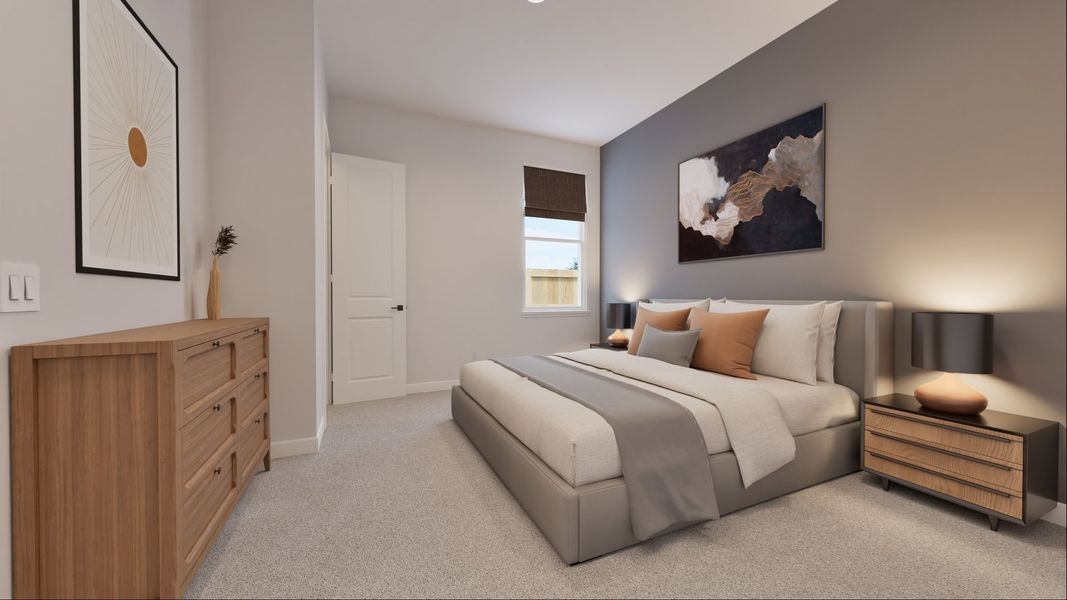 Representative furnished interior of a home built from the Avery by Risewell Homes in 6 Creeks, Kyle (Image 11). Representative furnished interior of a home built from the Avery by Risewell Homes in 6 Creeks, Kyle (Image 11).