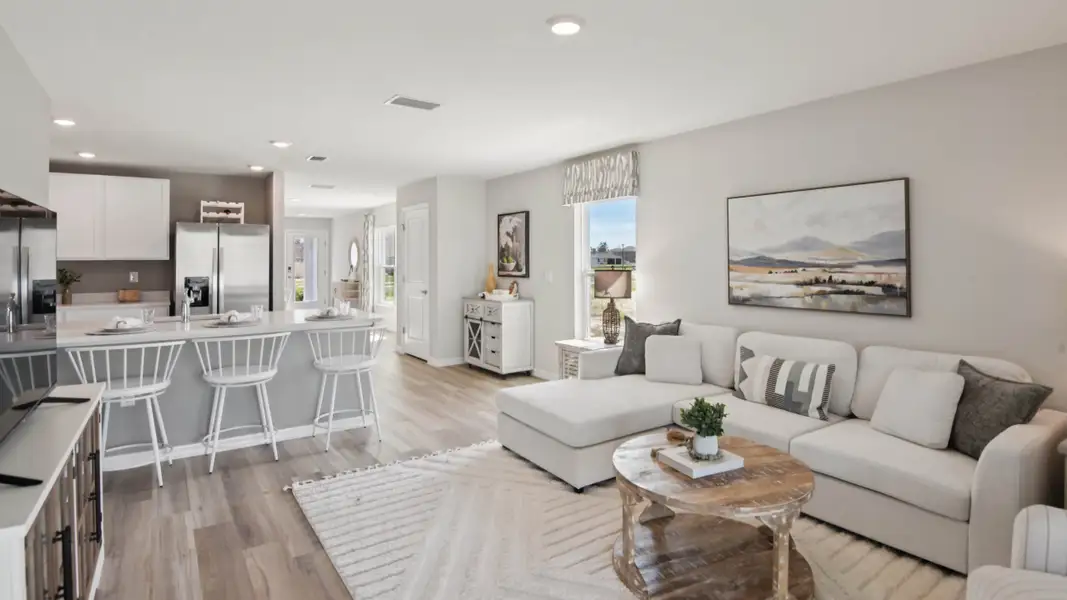 Representative furnished interior of a home built from the Allex by D.R. Horton in Sherman Oaks, Brooksville (Image 13).